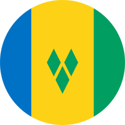 Drapeau de Saint-Vincent-et-les Grenadines - Rond