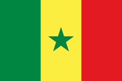 Flagge des Senegal - Original