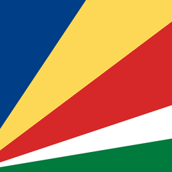 Drapeau Seychelles coloriage