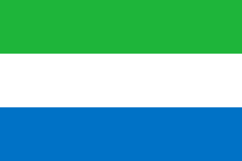 Sierra Leone Flagge Paket
