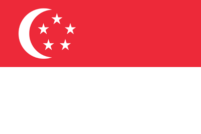 Flagge von Singapur - Original