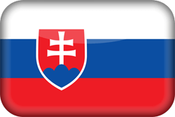 Vlag van Slowakije - 3D