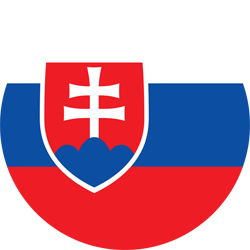 Drapeau de la Slovaquie - Rond