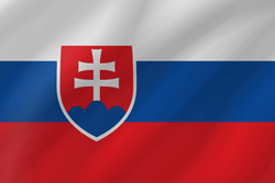 Drapeau de la Slovaquie - Vague