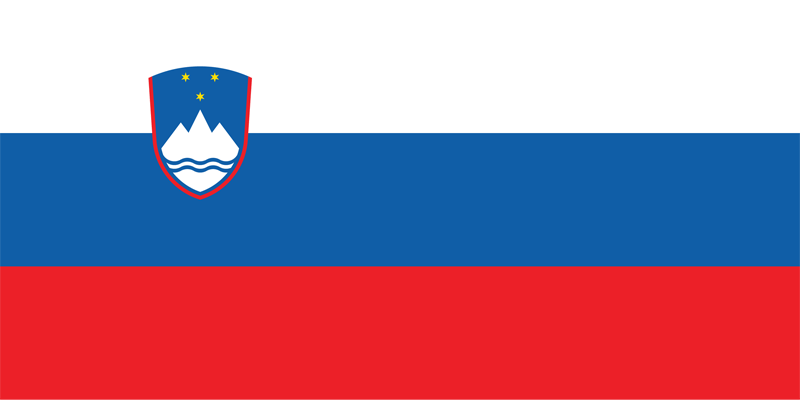 Set complet drapeau Slovénie