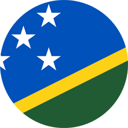 Flagge der Salomonen - Kreis
