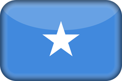 Flagge Somalias - 3D