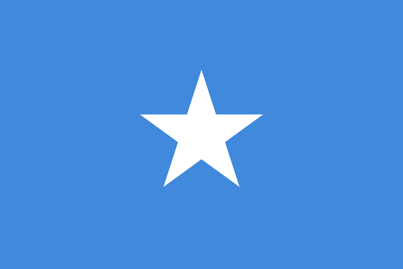 Somalia Flagge Paket