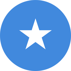 Flagge Somalias - Kreis