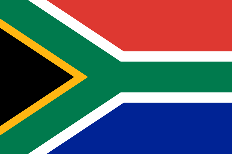 Südafrika Flagge Paket