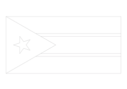 Flagge von Südafrika - A3