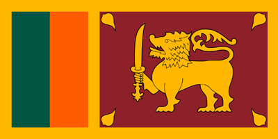De vlag van Sri Lanka - Origineel