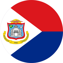 Flag of Saint Martin - Round