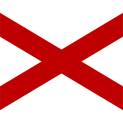 Flagge von St. Patrick - Quadrat
