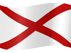 Vlag van Sint-Patrick - Golvend