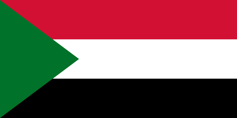 Sudan Flagge Paket