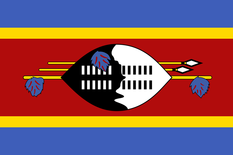Set complet drapeau Swaziland