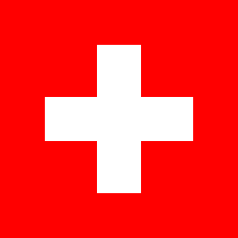 Switzerland flag package