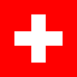 Flagge der Schweiz - Quadrat