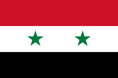 Drapeau de la Syrie - Original