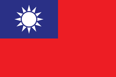 Flagge von Taiwan - Original