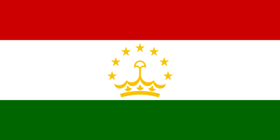 Flagge von Tadschikistan - Original