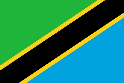Drapeau de la Tanzanie - Original