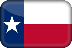 Flagge von Texas - 3D
