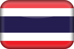 Flagge von Thailand - 3D