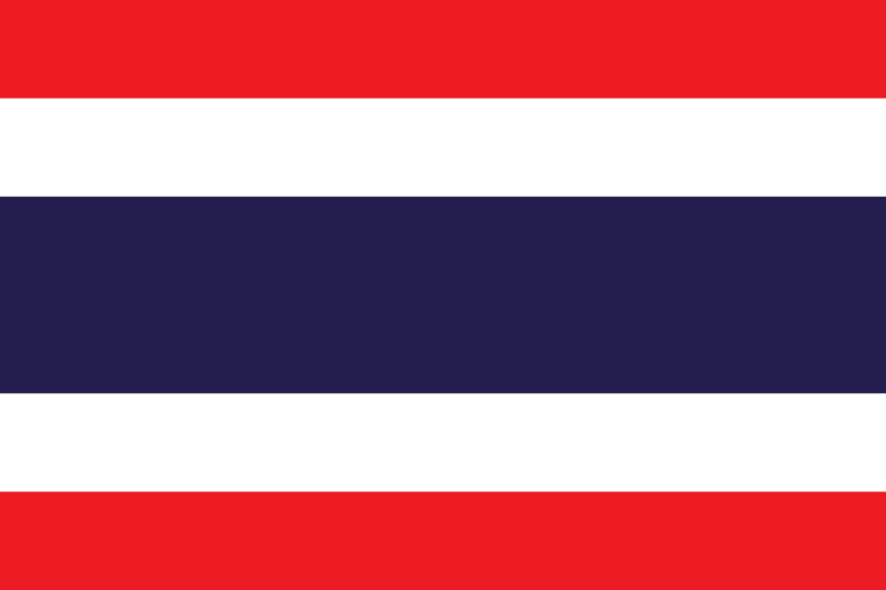 Thailand flag package