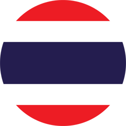 Drapeau de la Taïlande - Rond