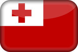 Vlag van Tonga - 3D