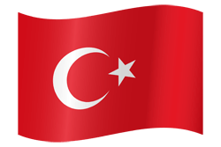 Drapeau de la Turquie - Ondulation