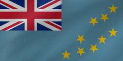 Vlag van Tuvalu - Golf