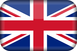 Vlag van het Verenigd Koninkrijk - vlag van het Verenigd Koninkrijk van Groot-Brittannië en Noord-Ierland - 3D