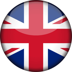 Flag of the United Kingdom - Flag of the United Kingdom of Great Britain and Northern Ireland - 3D Round
