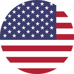 Flag of the United States - Flag of the USA - Flag of America - Round