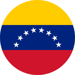 Flagge Venezuelas - Kreis