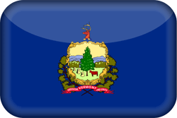 Flagge von Vermont - 3D