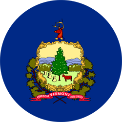 Flag of Vermont - Round