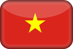 Flagge von Vietnam - 3D