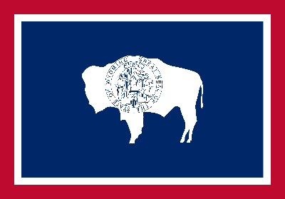Flagge von Wyoming - Original