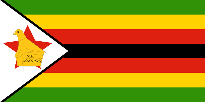 Set complet drapeau Zimbabwe